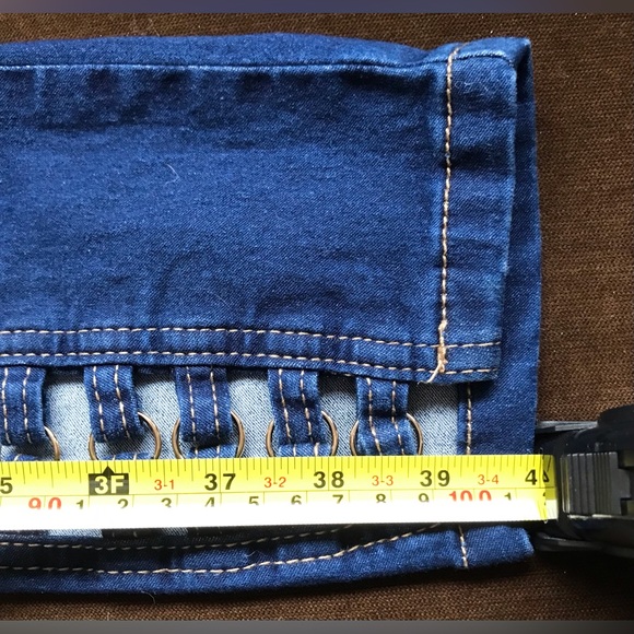 Mitzi Michel Gold hard wear rings and openings on each side of legs SZ 5 Junior - Picture 7 of 12